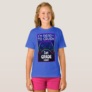Custom Ready To Crush Back To School  T-Shirt