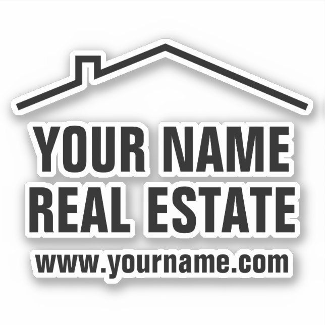 Custom Real Estate and property development vinyl (Front)