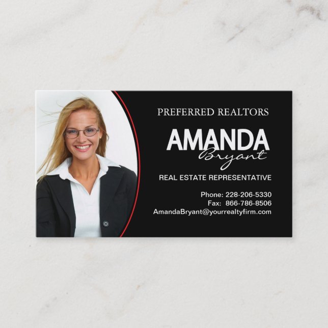 Custom Real Estate Business Card (Front)