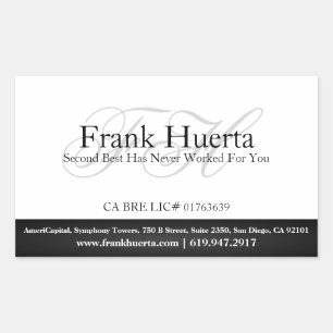 Custom Real Estate Business Courtesy Of (rev2) Sticker