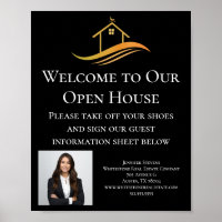 Custom Real Estate Company Open House Welcome