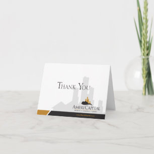 CUSTOM Real Estate Thank You For Your Business Card