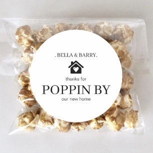 Custom Realtor Open House Housewarming Party Favou Sticker