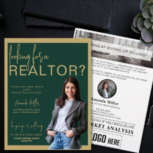 Custom Realtor Professional Real Estate Marketing Flyer