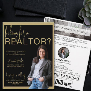 Custom Realtor Professional Real Estate Marketing Flyer