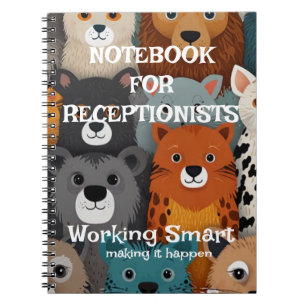 Custom Receptionist  Notebook