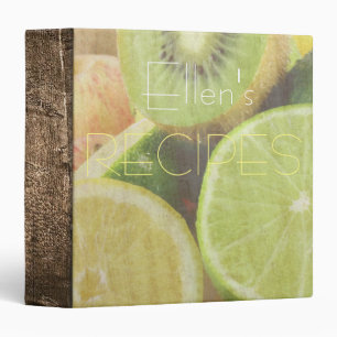 Custom Recipe Book Binder