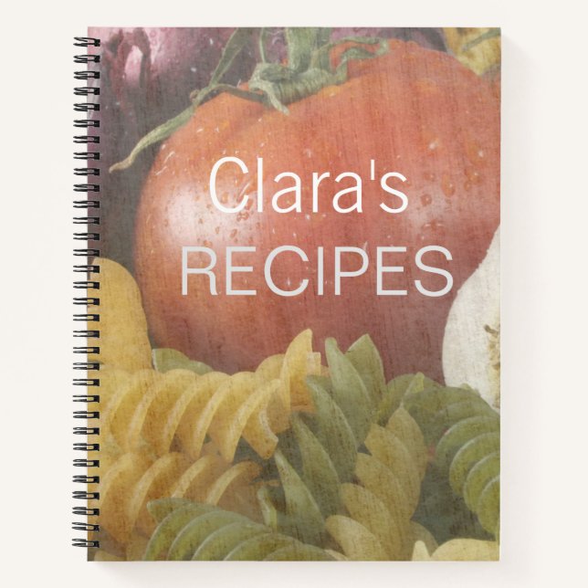 Custom Recipe Notebook (Front)