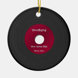 Custom Record Ornament