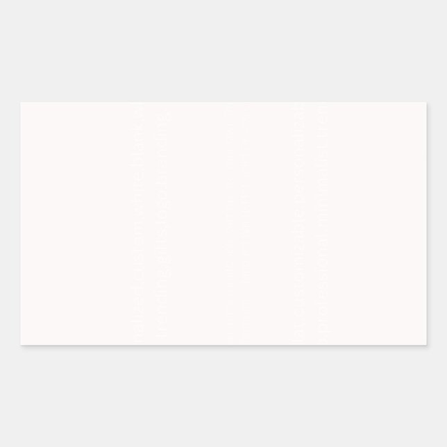 Custom Rectangle Stickers, Format: Sheet of  Sticker (Front)