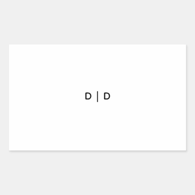 Custom Rectangle Stickers, Format: Sheet of  Sticker (Front)