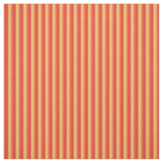 Custom Red Orange Yellow Striped Pattern Fabric