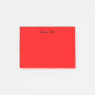 Custom Red Post-it Notes