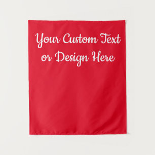 Custom Red Sign Banner Personalized Bridal Shower Tapestry