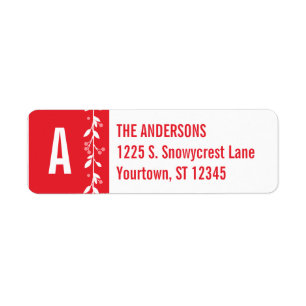 Custom Red/White Garland with Pink Berries