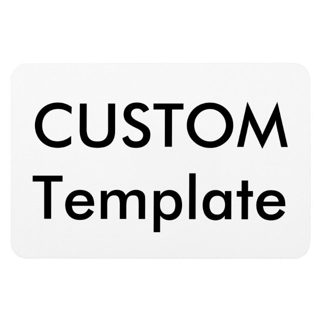 Custom Refrigerator (Fridge) Photo Magnet 6" x 4" (Horizontal)