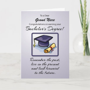 Custom Relation, Bachelors Degree Graduation Card