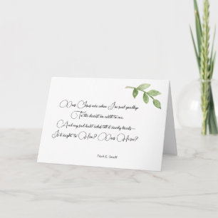 Custom Religious Sympathy Card Elegant