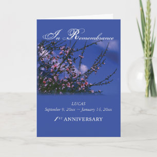 Custom, Remembrance 1st Anniversary, Lucas Card