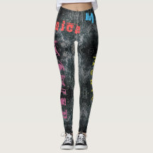 Custom Repeating Name Tights