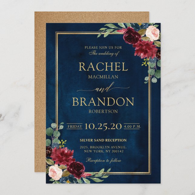 custom request invitation (Front/Back)