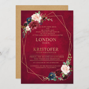 Custom Request Ms. London Dawn Invitation