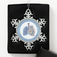 Custom Respiratory Therapist Floral Lungs Gift