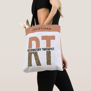 Custom Respiratory Therapist RT Gift Tote Bag