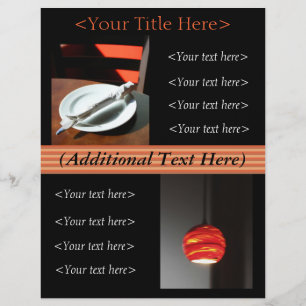 Custom Restaurant Advertisement / Menu Flyer