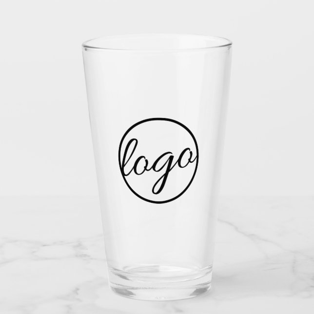 Custom Restaurant Business Bar Logo Glass (Front)