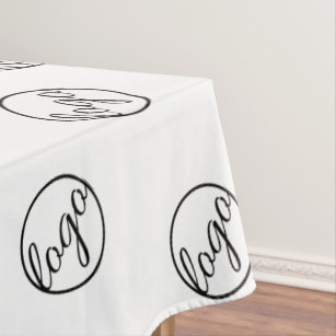 Custom Restaurant Trade Show Business Logo Tablecloth