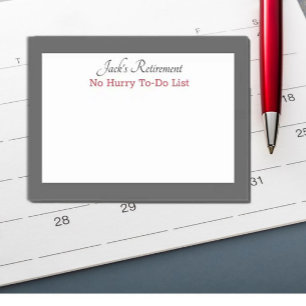 Custom Retiree's humourous post it notes