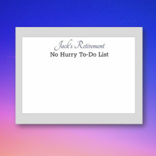 Custom Retiree's humourous post it notes