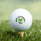 Custom retirement gift golf ball set for golfers