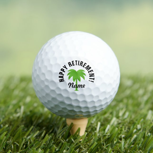 Custom retirement gift golf ball set for golfers (Insitu Tee)