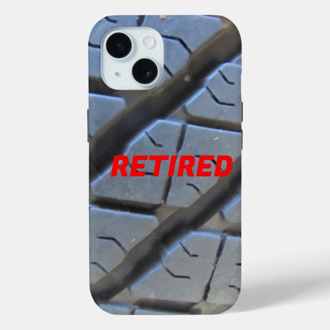 Custom Retirement iPhone Case (Back)