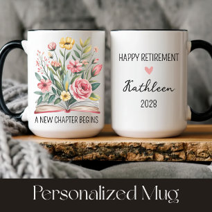 Custom Retirement Mug for Coworkers or Bosses