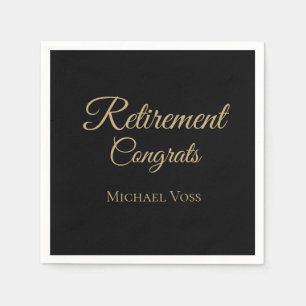 Custom retirement  napkins