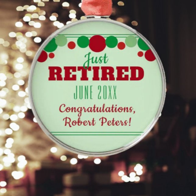 Custom retirement ornament (Creator Uploaded)