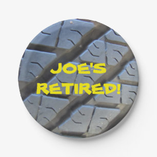 Custom Retirement Party Plates