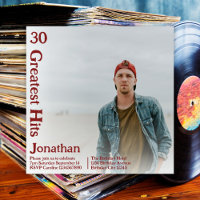 Custom Retro Album Cover Music 30th Birthday