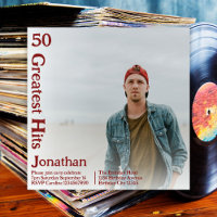 Custom Retro Album Cover Music 50th Birthday