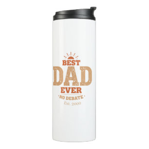 Custom Retro Best Dad Ever Thermal Tumbler