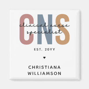 Custom Retro CNS Clinical Nurse Specialist Magnet