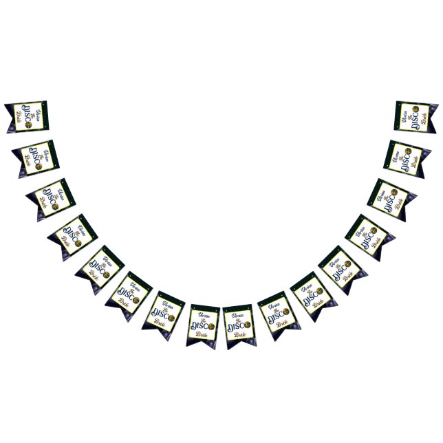 Custom  Retro Disco Bachelorette Party Disco Bride Bunting Flags (All)