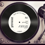 Custom Retro Faux Vinyl Record Music 30th Birthday Invitation<br><div class="desc">👉 Celebrate your birthday with this vintage themed faux vinyl record 30th birthday party invitation! This totally retro design will certainly put a smile on your face! - Simply click to personalize this design 🔥 My promises - This is unique - designed by me! - It is designed with you...</div>