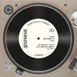 Custom Retro Faux Vinyl Record Music 70th Birthday Invitation<br><div class="desc">👉 Celebrate your birthday with this vintage themed faux vinyl record 70th birthday party invitation! This totally retro design will certainly put a smile on your face! - Simply click to personalize this design 🔥 My promises - This is unique - designed by me! - It is designed with you...</div>