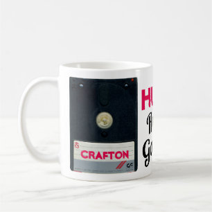 Custom Retro Gaming Floppy Disc 3 inch CPC 6128 Coffee Mug