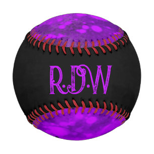 Custom Retro Paint Splatter Effect  Baseball