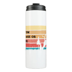 Custom Retro Styled Beagle Dog Lover Thermal Tumbler